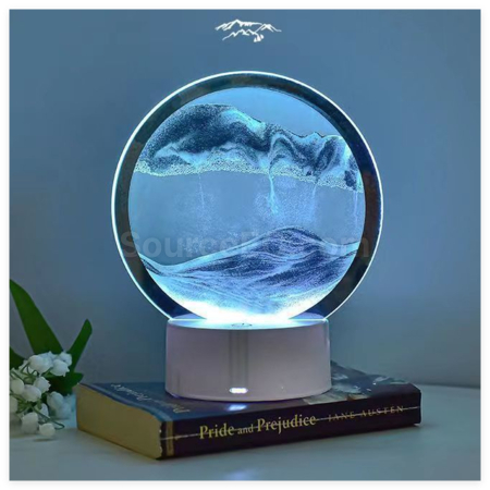 Customization 3D Quicksand Painting Night Light Corporate Gifts