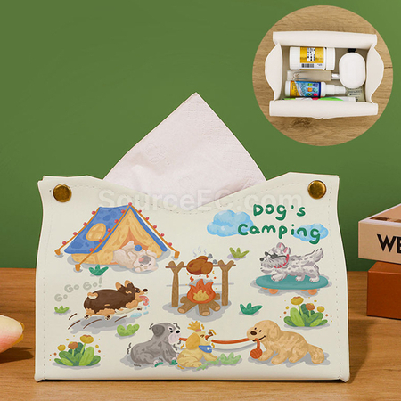 Customization PU Tissue Box Corporate Gifts