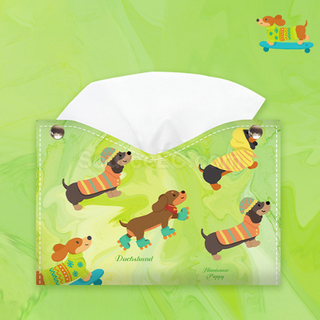 Customization PU Tissue Box Corporate Gifts