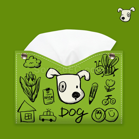 Customization PU Tissue Box Corporate Gifts