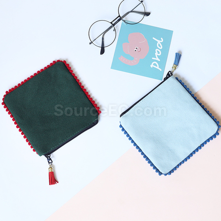 Customization Canvas Coin Purse Corporate Gifts