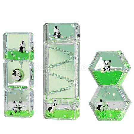 Panda Oil Drop Hourglass