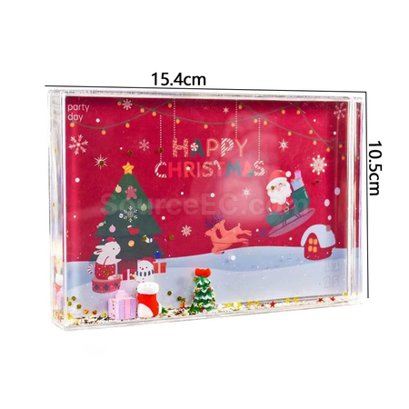 Customization Christmas Quicksand Photo Frame Corporate Gifts