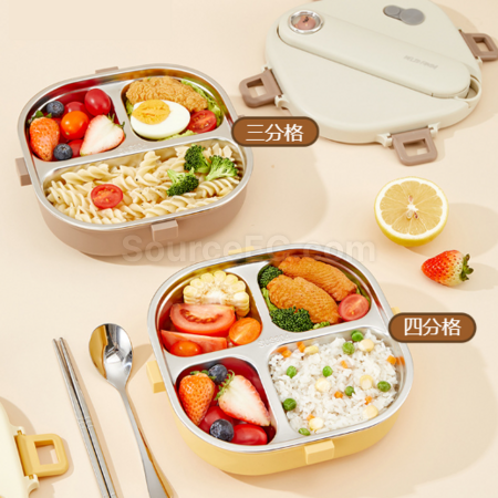 Customization 304 square insulated compartment lunch box Corporate Gifts
