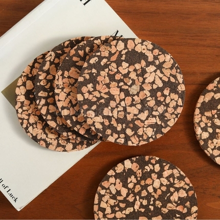 Customization Coffee Grounds Cork Coaster Corporate Gifts