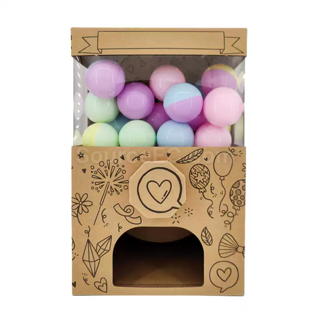 Customization Cardboard Gashapon Machine Corporate Gifts