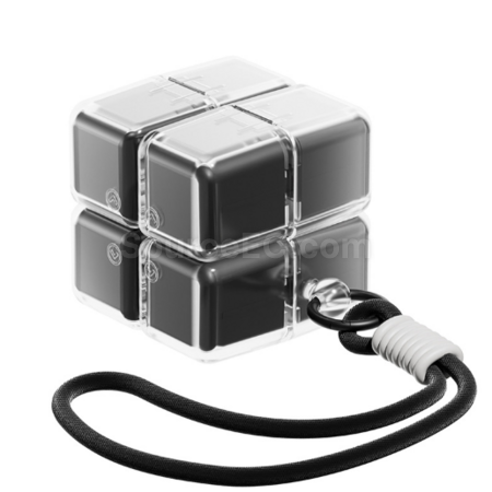 Customization Rubik's Cube Medicine Box with Lanyard Corporate Gifts