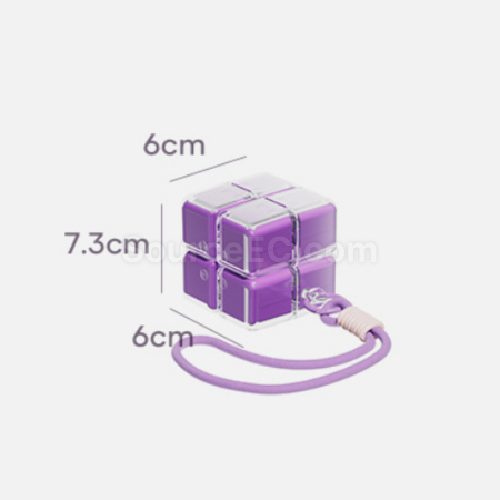 Customization Rubik's Cube Medicine Box with Lanyard Corporate Gifts