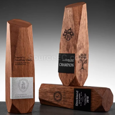 Customization Solid wood trophy Corporate Gifts