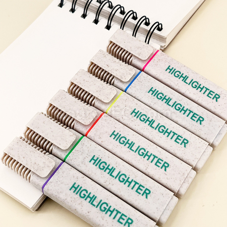 Customization Wheat Straw Highlighter Corporate Gifts