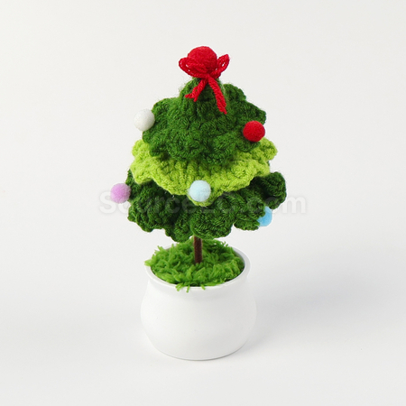 Customization Christmas Tree Potted Ornament Corporate Gifts