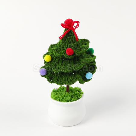 Customization Christmas Tree Potted Ornament Corporate Gifts