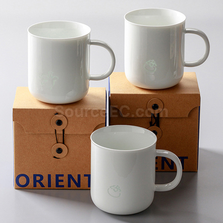 Customization Light-transmitting Ceramic Mug Corporate Gifts