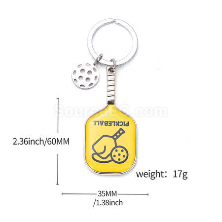 Customization Pickleball Keychain Corporate Gifts