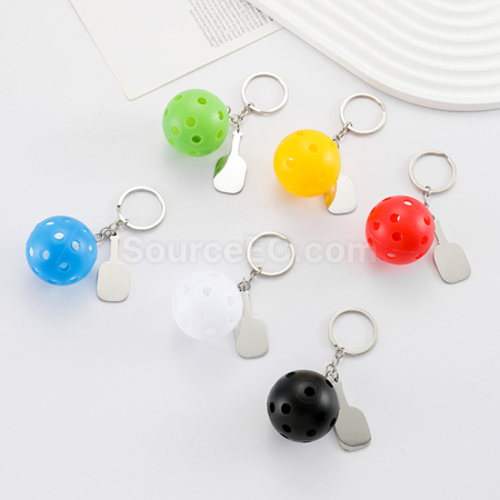 Customization Pickleball Keychain Corporate Gifts