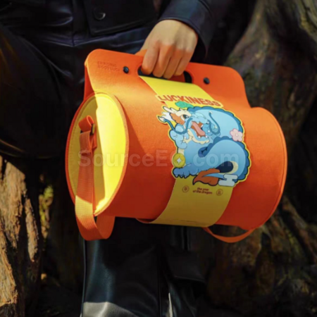 Customization Cylindrical hand-held felt bag Corporate Gifts