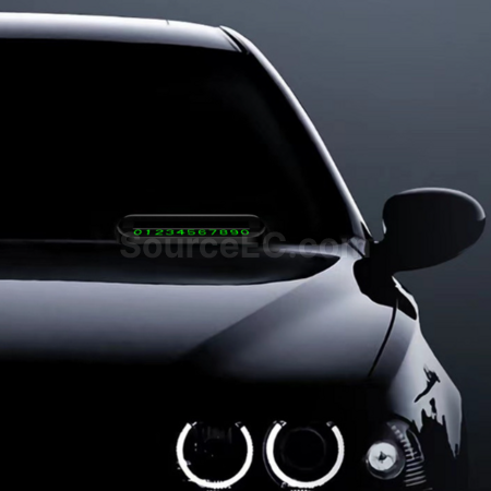 Customization Metal parking contact number plate Corporate Gifts
