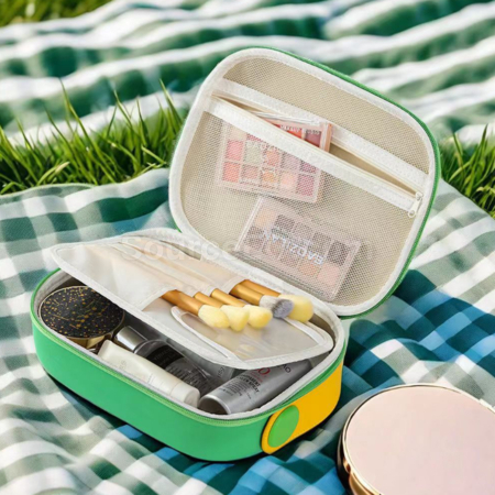 Customization Dopamine Travel Portable Shockproof Multi-layer Cosmetic Bag Corporate Gifts