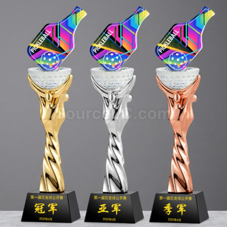 Customization Pickleball Trophy Corporate Gifts