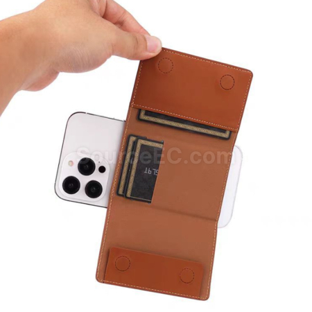 Customization Tri-Fold Stand Magnetic Card Holder Corporate Gifts