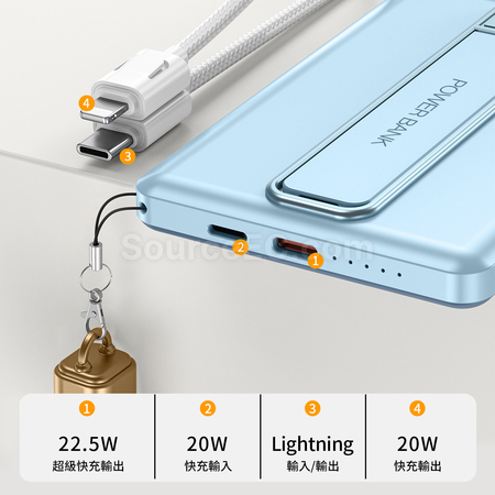 Customization Ultra-thin Magnetic Wireless Power Bank Corporate Gifts