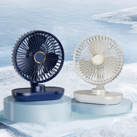 Customization Desktop Air Circulation Turbine USB Digital Display Small Fan Corporate Gifts