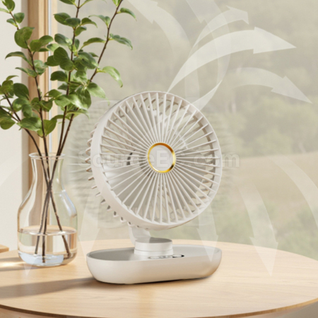 Customization Desktop Air Circulation Turbine USB Digital Display Small Fan Corporate Gifts