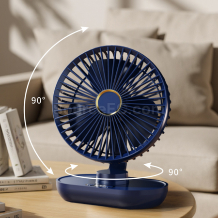 Customization Desktop Air Circulation Turbine USB Digital Display Small Fan Corporate Gifts
