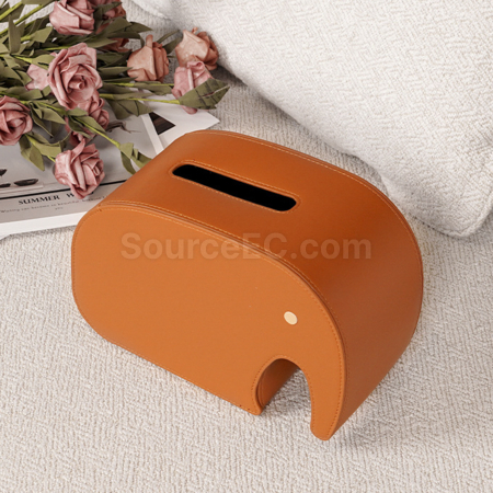 Customization Customized Imitation Leather (PU) Tissue Box Corporate Gifts