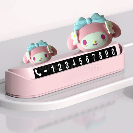 Customization Customized PVC 3D Doll Car Moving Number Plate Corporate Gifts