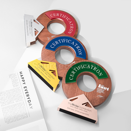 Customization Solid Wood Crystal Award Corporate Gifts