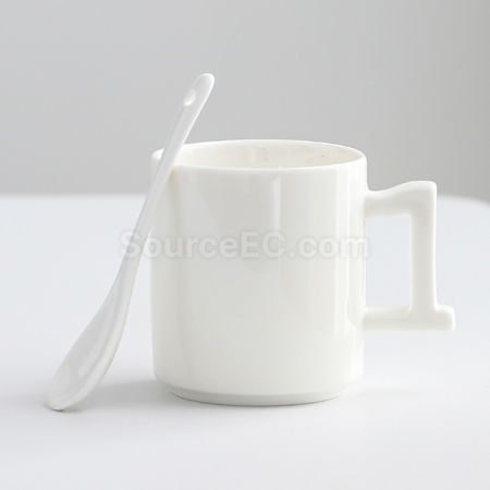 Customization Numbers handle ceramic cup Corporate Gifts