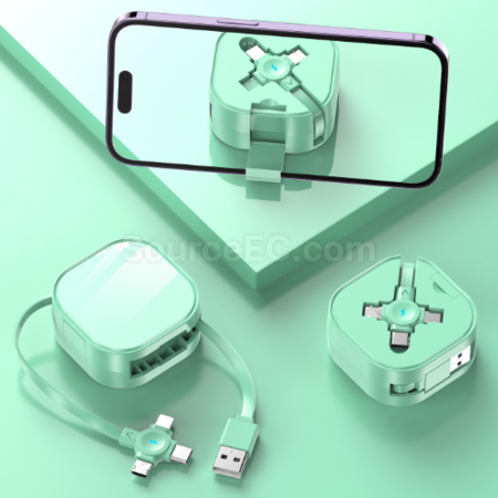 Customization Retractable storage stand three-in-one data cable Corporate Gifts