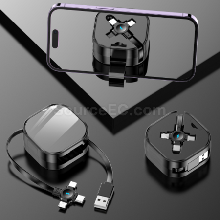 Customization Retractable storage stand three-in-one data cable Corporate Gifts