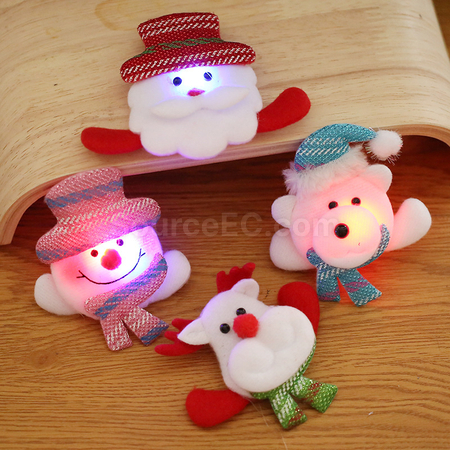 Customization LED Christmas Badge Corporate Gifts