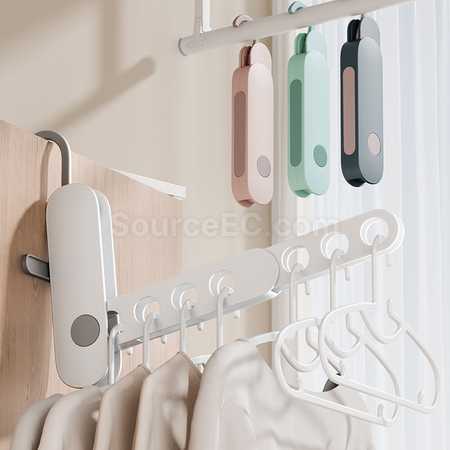 Portable Foldable Travel Multi-Hole Clothes Drying Rack