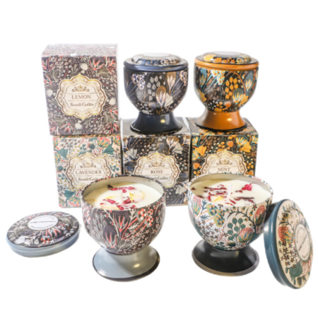 Customization Goblet with dried flower scented candle (can be made into a gift box) Corporate Gifts