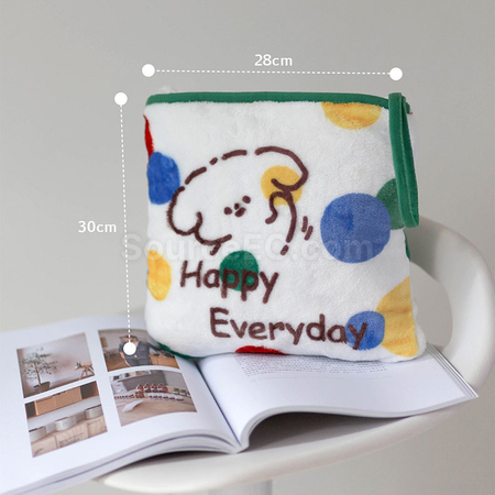 Customization Digital printed handle pillow blanket Corporate Gifts
