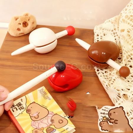 Customization Stress-relief wooden fish pen Corporate Gifts