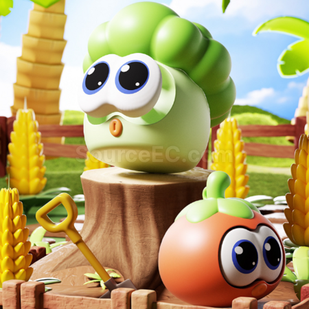 Customization Eye-popping vegetable squeeze stress-relief toy Corporate Gifts