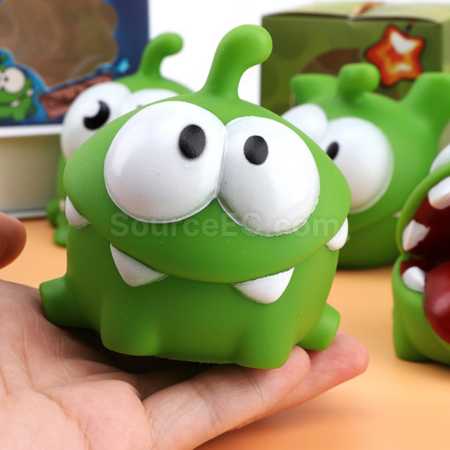 Customization Mung Bean Frog Sound-emitting Stress Relief Squishy Toy Corporate Gifts