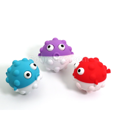 Customization 3D Stereo Bubble Silicone Decompression Squeeze Toy Corporate Gifts