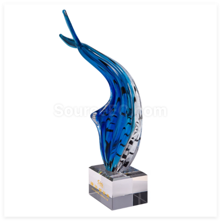 Customization Crystal Whale Award Corporate Gifts