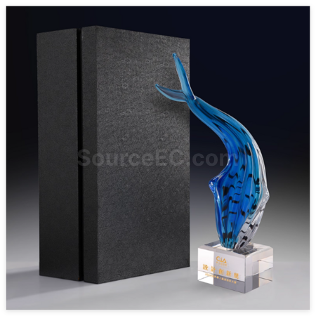 Customization Crystal Whale Award Corporate Gifts