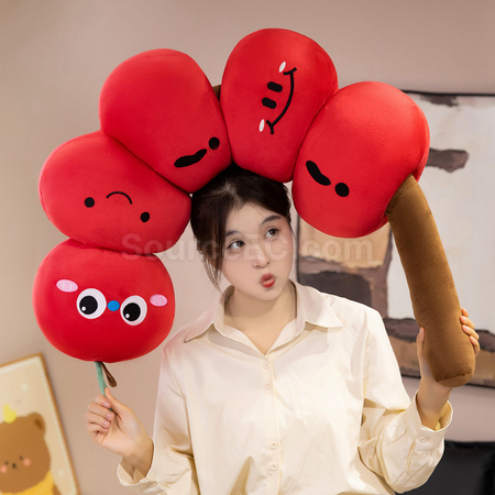Customization Candied hawthorn plush pillow Corporate Gifts