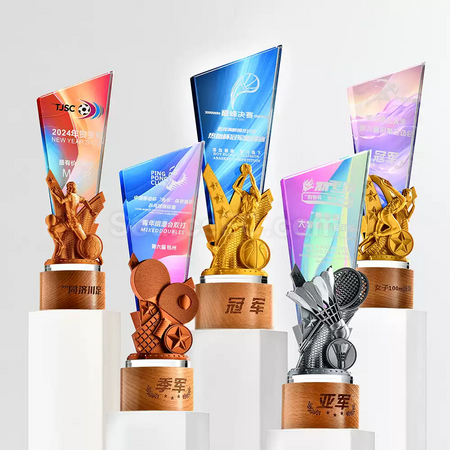 Customization Sport Crystal Trophy Corporate Gifts