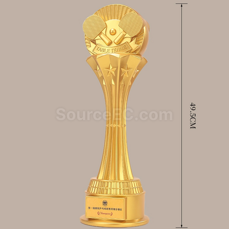 Customization Oversized table tennis trophy Corporate Gifts