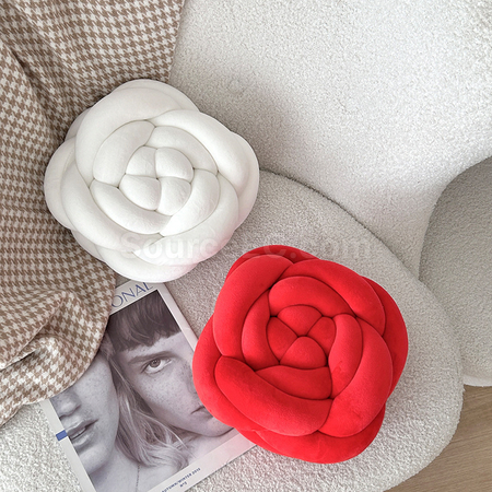 Customization Knitted Rose Pillow Corporate Gifts