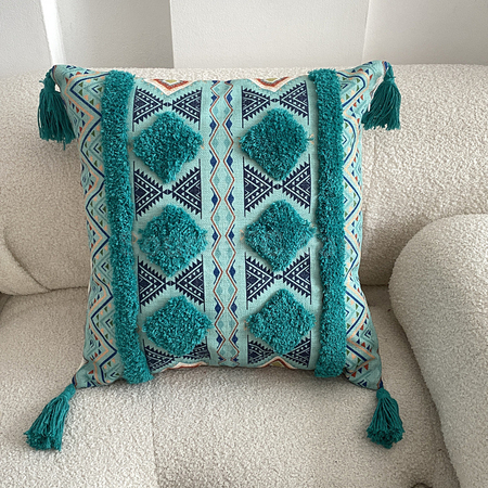 Customization Tufted Linen Printed Throw Pillow Corporate Gifts