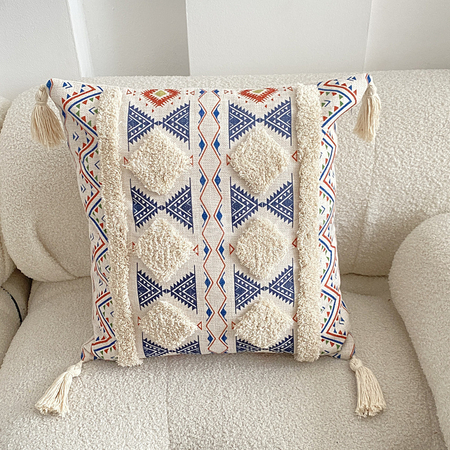 Customization Tufted Linen Printed Throw Pillow Corporate Gifts